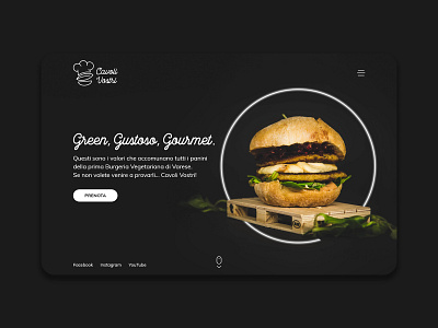 Sito Web | Cavoli Vostri branding burger food homepage