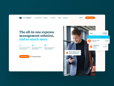 Mobilexpense branding corporate design expense management expenses mobile design mobilexpense rebranding saas ui design web design website