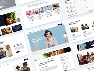 Sigma Conso branding corporate design saas saas website ui ux website