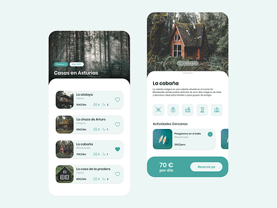 Travel app Concept