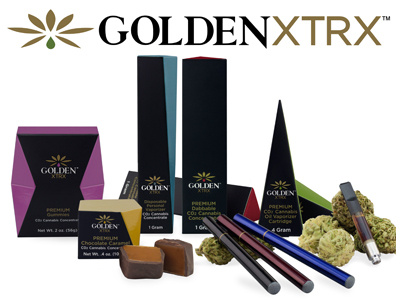 GoldenXTRX cannabis medical cannabis mmj oregon packaging