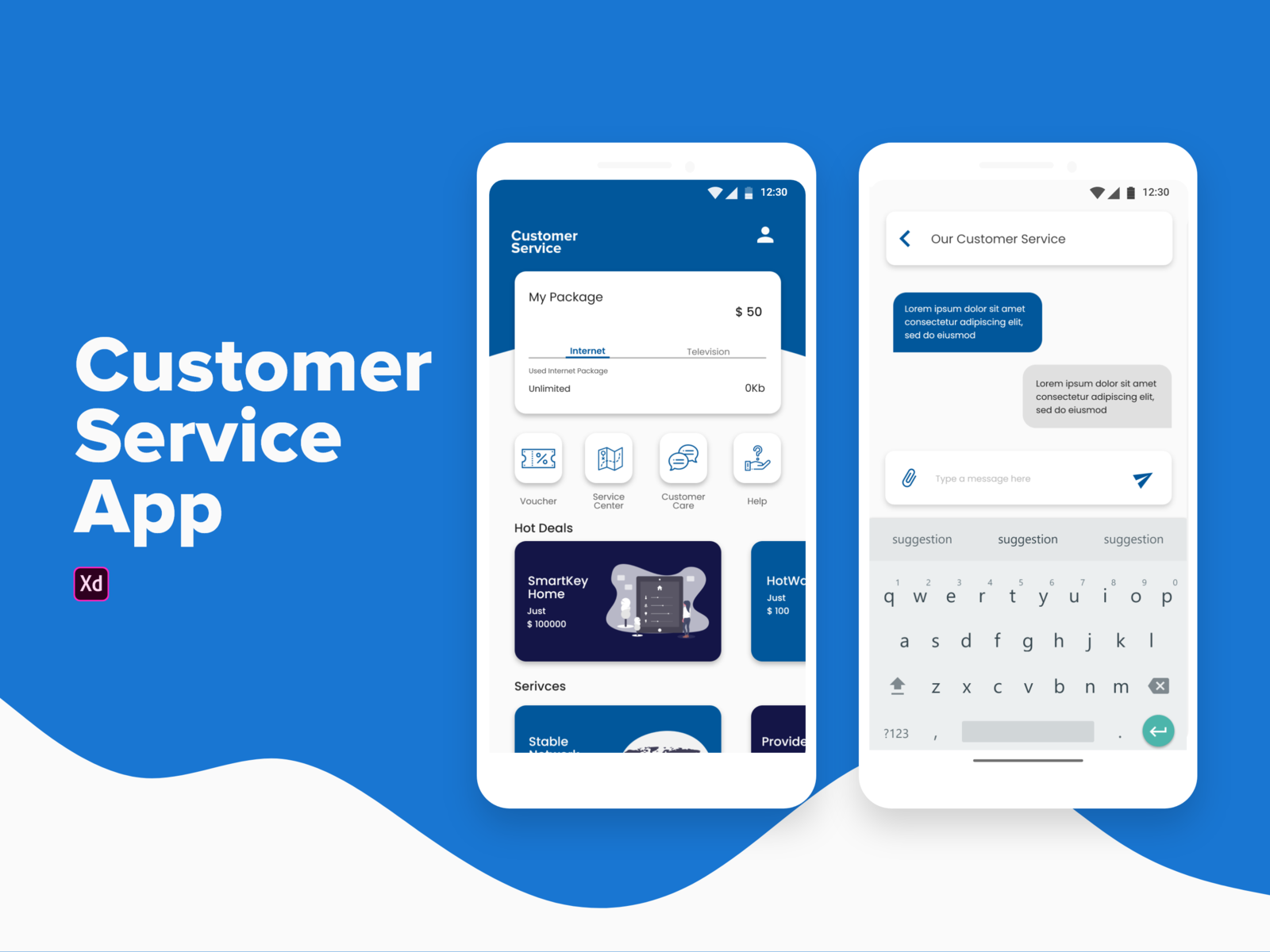 Customer Service App by Indri Junanda on Dribbble