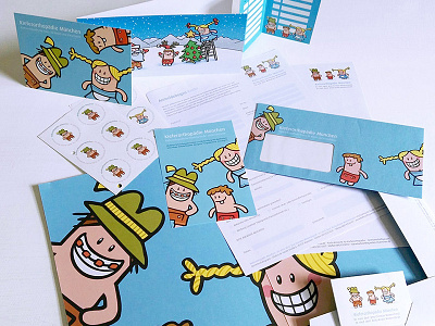 Logo, characters and corporate design for children orthodontics