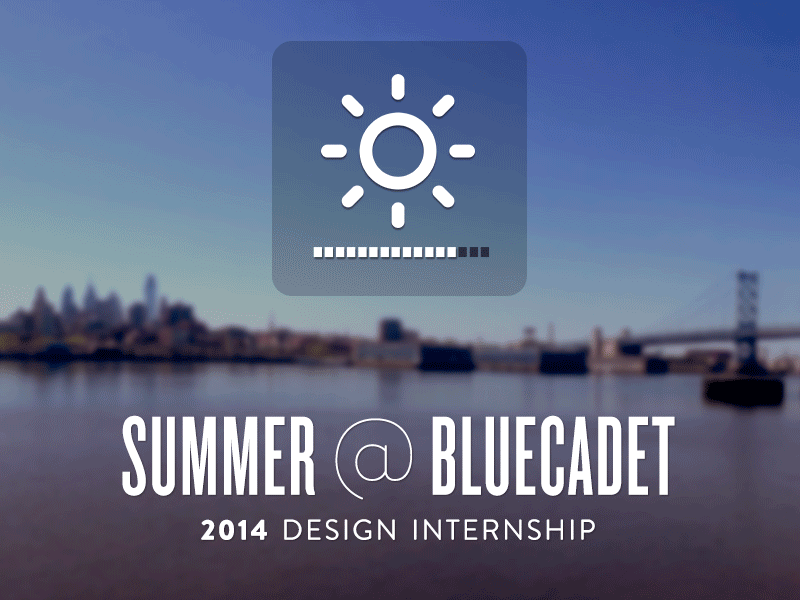 Summer at Bluecadet: 2014 Design Internship design experience interactive internship philadelphia uiux