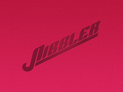 Nibbler Logo Concept identity logo retro spray paint