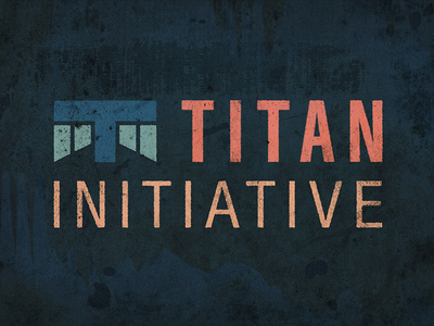 Titan Initiative grunge logo