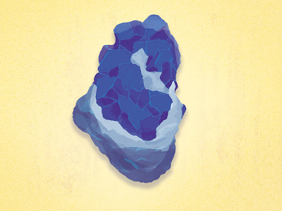 Lapis Lazuli gems illustration
