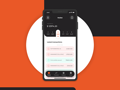 Payoneer App Wallet. Redesign Concept