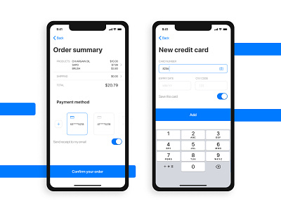 Order Summary / Payment app card ios payment ui uidesign uxdesign webdesign