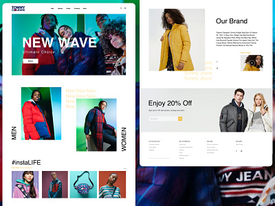 Clothes Shop design concept ecommerce fashion shop store uidesign uxdesign webdesign