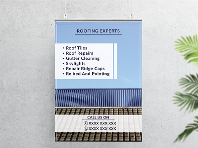 Roofing Experts  | Flyer Design | Graphic Design