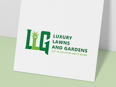 Luxury Lawns and Gardens | Logo Design | Graphic Design brand designer illustration