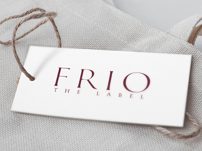 Frio The Label | Logo Design | Graphic Design brand and identity branding design grahic design graphics illustration logo logo design