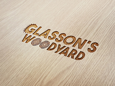 Glassons Woodyard | Logo Design | Graphic Design brand and identity branding design grahic design graphics illustration logo logo design