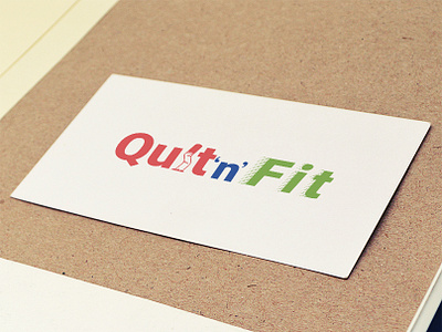 Quitnfit | Logo Design | Graphic Design brand and identity branding design grahic design graphics illustration logo logo design