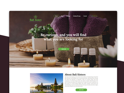 Bali Sisters | Web Design | UI & UX Design design ecommerce design technology web design web developer