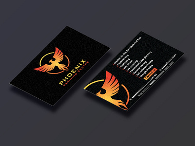 Phoenix Training Center | Business Card Design | Graphics brand and identity branding creative design designer designinspiration grahic design graphics illustration