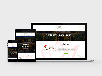 Taste Of Vietnam Group | Web Design | UI Design