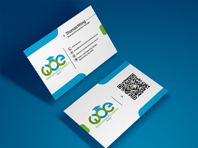 West Ocean Education | Business Card | Graphic Design brand and identity branding business logo businesscarddesign creative designer designinspiration flyers grahic design graphics illustration logo logo design