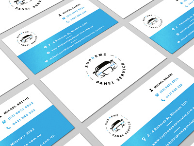 Supreme Panel Service | Business Card Design