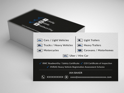 Totally Mobile Roadworthy | Business Card Design artists businesscarddesign graphics illustrator