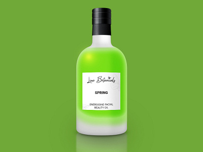 Lino Botanicals Bottle | Poster Design | Graphic Design graphicdesign illustrator