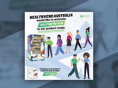 Healthvend Australia | Flyer Design | Graphics designs unique