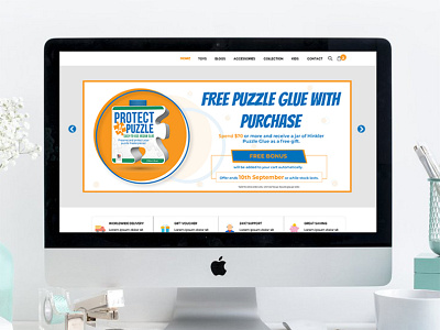 Puzzle Glue | Banner Design | Graphic Design bannerdesign creative designer designs graphics marketing socialmedia