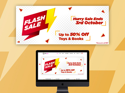 Flash Sale Banner Design banner bannerdesign desginer designs identity logo