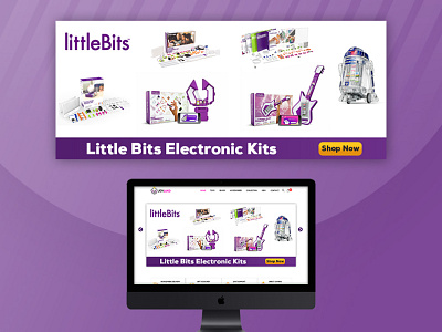 Little Bits | Banner Design | Graphic Design bannerdesign branding designer