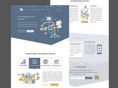 Youta | Web Services design illustration minimal ui ux web