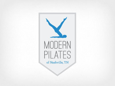 modern pilates logo project