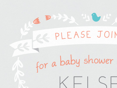 baby-shower-invite illustration invite print
