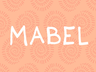 Mabel creative market creativemarket font hand drawn mabel merry sweet typeface