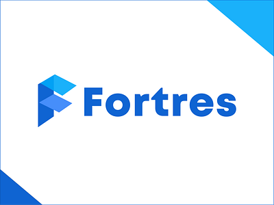 Fortres Logo branding design identity logo