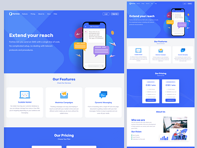 Fortres Ph Landing Page branding design heroimage landingpage uidesign website