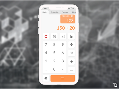 Simple calculator app interface app calculator dailyui digital minimalistic mobile ui