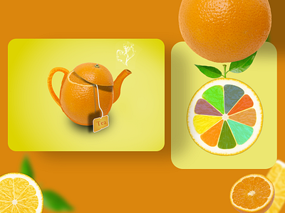 Photoshop Manipulation copying the texture of orange cards kettle make shape make shape orange photoshop photoshop art texture copy