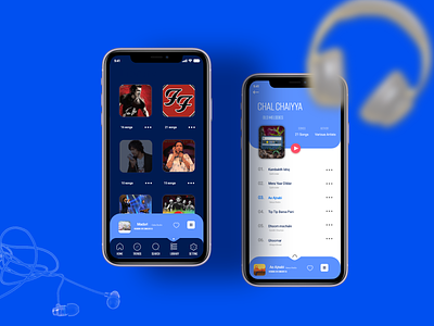 Music Library app album button dark ui design empty icon icon interaction interface design ios library library app light ui music music app music player songs sound toggle switch ui