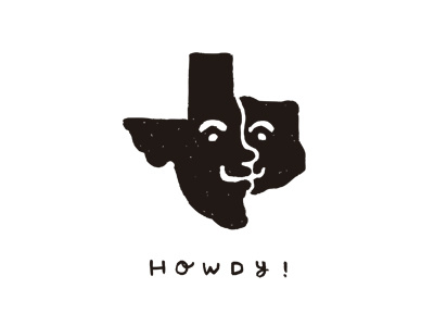 Howdy! Texas austin design howdy illustration logo texas