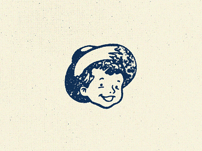 Sugary Boy boy design distorted grunge illustration logo stamp textured vintage