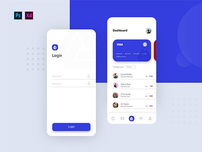 E-Wallet Bank App UI Design app badge bank bank app bank card banking banking app branding design finance finance app flat flat design icon icon design illustration minimal ui ux wallet