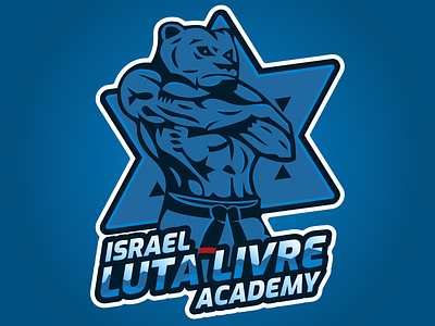Israel Luta Livre Academy academy animal design federation illustration jiujitsu logo luta livre mma ufc