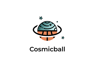 Cosmoball design icon illustration vector