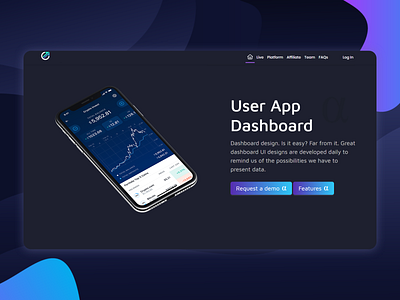 Landing page concept