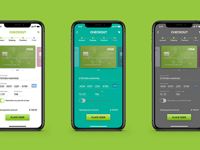 Daily UI Challenge 002: Credit Card Checkout