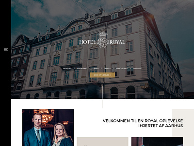 Hotel Royal - website by Louise Bertram on Dribbble