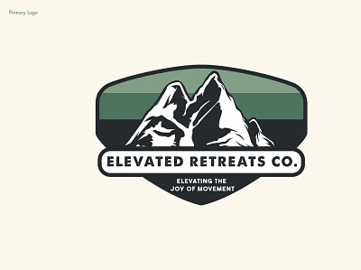 Elevated Retreats Co - Logo branding design graphic design logo vector