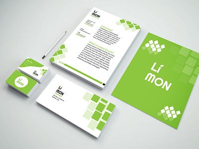 Limon Stationery design branding design agency illustration logo stationery