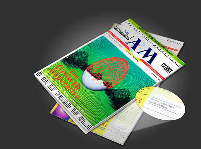 A M Magazine 3d studio max advertising brand branding design illustration magazine magazine cover magazine design page design page layout page maker photoshop publication